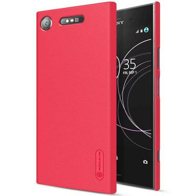 Nillkin Frosted Shell Series PC Back Cover Phone Case for Sony Xperia XZ1 - Red