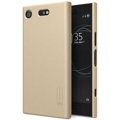 Nillkin Frosted Shell Series PC Back Cover Phone Case for Sony Xperia XZ1 Compact - Gold