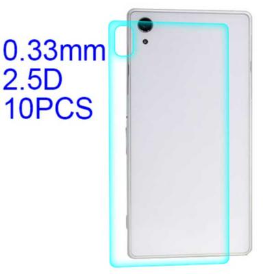 10Pcs 0.33mm 2.5D Lobo Material Tempered Glass with Korean Glue Back Cover Protector for Sony Xperia Z2