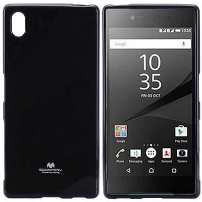 Mercury Goospery Jelly TPU Gel Back Case for Sony Xperia Z5 E6603 E6653 Black