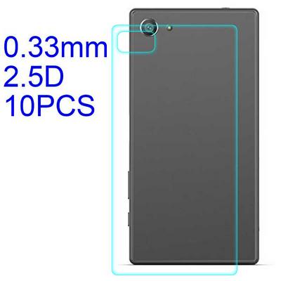 10Pcs 0.33mm 2.5D Lobo Material Tempered Glass with Korean Glue Back Cover Protector for Sony Xperia Z5  