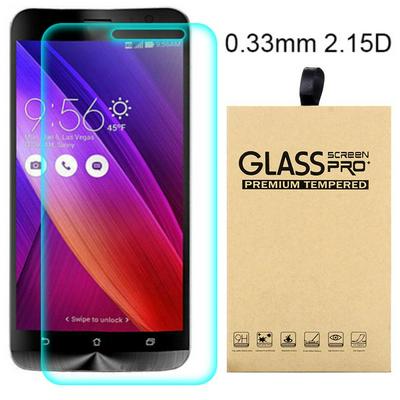2.15D 0.33mm 9H Arc Edge Explosion-Proof Transparent Tempered Glass Screen Protector for Asus ZenFone 2 5.5inch (ZE551ML/ ZE550ML)