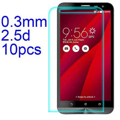 10Pcs 0.3mm 2.5D AGC Material Tempered Glass with Toyo Glue Electroplating Fingerprint Coating Screen Protector for Asus Zenfone 2 Laser ZE601KL