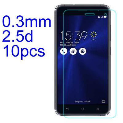10Pcs 0.3mm 2.5D AGC Material Tempered Glass with Toyo Glue Electroplating Fingerprint Coating Screen Protector for Asus ZenFone 3 ZE552KL