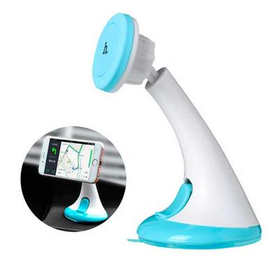 HOCO CA7 Sucking Disc Magnetic Mobile Phone Car Holder - Blue