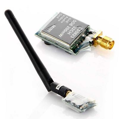 TS5823 5.8G 5.8GHz 200mW 32CH Mini FPV Wireless Audio video AV Transmitter 1.5KM Range