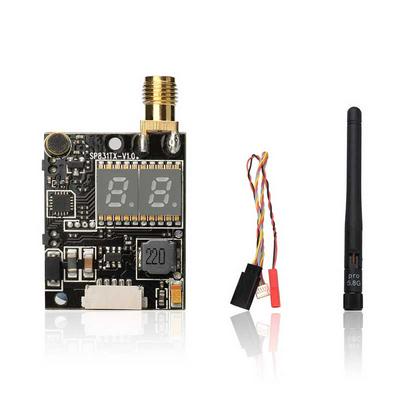 SP831 5.8G 40CH Race Band 600mW Mini FPV Transmitter Straight Connector Hook Connector Aerial Photography