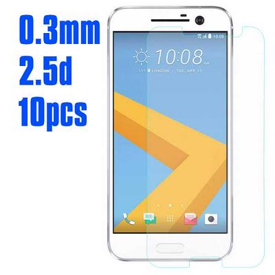 No Package 10Pcs 2.5D 0.3mm Premium Tempered Glass Screen Protector for HTC One M10