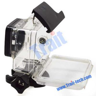 GP101 GoPro Accessories 30M Underwater Waterproof Housing Protector Case for GoPro Hero 3+ / Hero 4 with Bracket