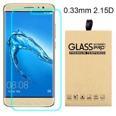 2.15D 0.33mm 9H Arc Edge Explosion-Proof Transparent Tempered Glass Screen Protector for Huawei G9 Plus