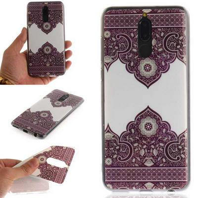 Colored Painting Ultrathin IMD Soft TPU Back Cover Case for Huawei Mate 10 Lite / Nova 2i / Maimang 6 - Flower