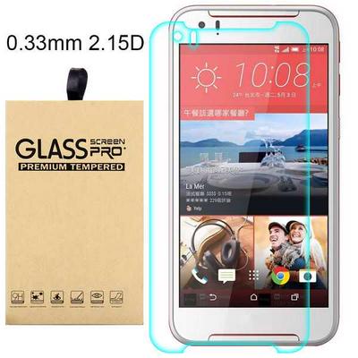 9H 0.3mm 2.15 Degree Curved Surface Tempered Glass Protector for HTC Desire 830