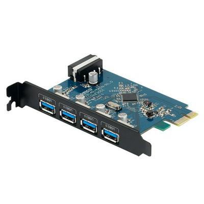 ORICO PVU3-4P 4 Ports USB3.0 PCI Express Card Hub PCI-Express Card Adapter Host Controller for Desktop
