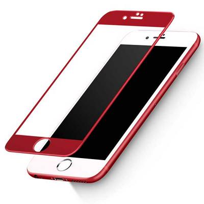 Joyroom JM326 0.15mm Arc Edge Full Screen 3D Nano Tempered Glass for iPhone 7 Plus/8 Plus - China Red