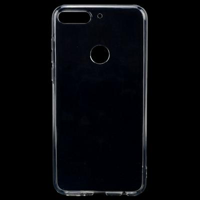 Waterproof Pattern Ultra Thin Anti-Drop Soft TPU Back Cover Protective Case for Huawei Honor 7C / Enjoy 8 - Transparent