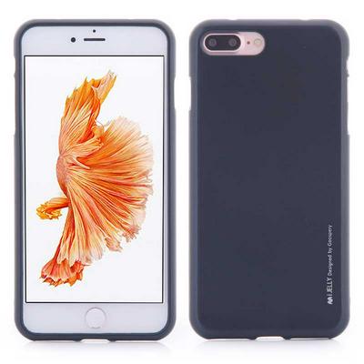 Mercury Goospery i Jelly Metal Soft TPU Back Cover Case for iPhone 7 Plus - Black