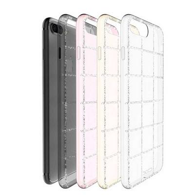 XO Liying Series Grid Pattern Transparent Soft TPU Case for iPhone 7 Plus