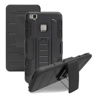 Detachable 3 in 1 Hybrid TPU + Hard PC Case with Stand for Huawei Ascend P9 Lite / G9 Lite  