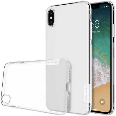 Nillkin Original Color Transparent TPU Back Cover Phone Case for iPhone Xs Max 6.5 Inch- Colorless
