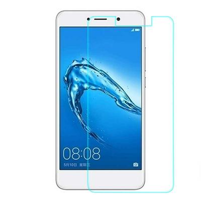 High Definition Crystal 9H Hardness Anti Shock Transparent Tempered Glass Screen Protector Film for Huawei Y7