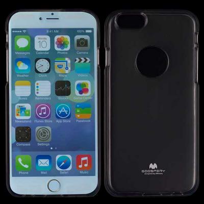 Mercury Goospery Color Pearl Jelly TPU Case Anti Shock Protection Case for iPhone 6 6S (Transparent)