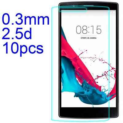 10Pcs 0.3mm 2.5D AGC Material Tempered Glass with Toyo Glue Electroplating Fingerprint Coating Screen Protector for LG G4 (F500/ H810/ VS999)