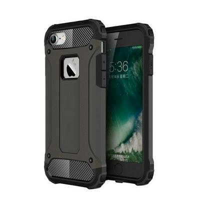 Tough Armor Detachable 2 in 1 Hybrid TPU + PC Combination Case for iPhone 7  - Coffee