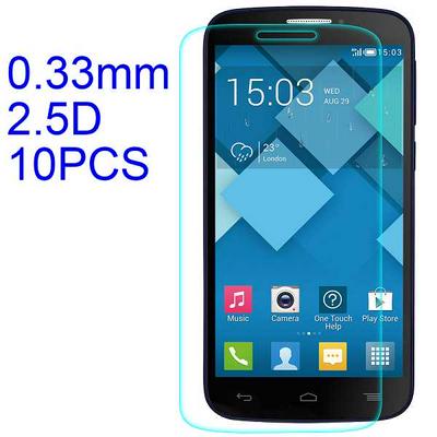10Pcs 0.33mm 2.5D Lobo Material Tempered Glass with Korean Glue Screen Protector for Alcatel One Touch Pop C7