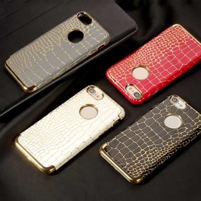 XO Yage Series Crocodile Pattern Leather Coated Hard PC Case for iPhone 7