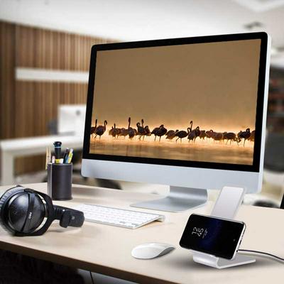 A8 10W 2.5 Hours Fast Charging QI Wireless Stand Charger 