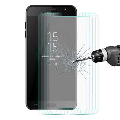 5Pcs * Enkay Hat-Prince 0.26mm 9H 2.5D Full Transparent ARC Explosion-proof Tempered Glass Screen Protector Film for Samsung Galaxy C8 / C7 (2017) / J7+ 