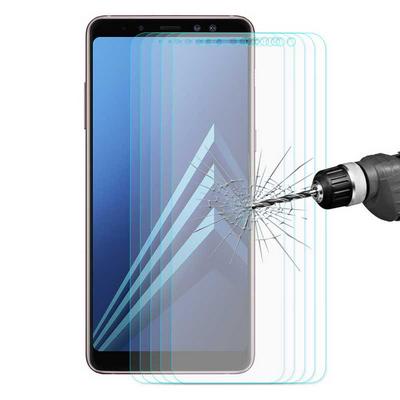 5Pcs * Enkay Hat-Prince 0.26mm 9H 2.5D ARC Anti-scracth Explosion-proof Premium Tempered Glass Screen Protector Film for Samsung Galaxy A8+ (2018) / A730 