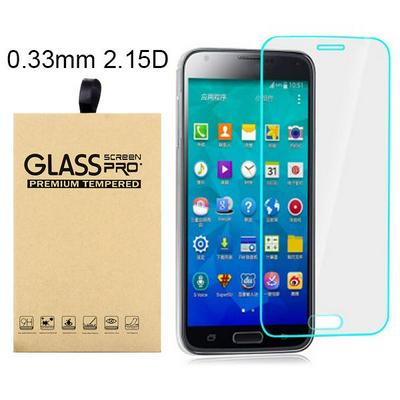 9H 0.3mm 2.15 Degree Curved Surface Tempered Glass Protector for Samsung Galaxy S5 mini G870