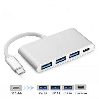 USB-C Hub Type-C to 3 * USB3.0 + PD Adapter Portable Converter Multi-Port Charging & Connecting for 2017 MacBook Pro Samsung Galaxy S8 Plus Note 9