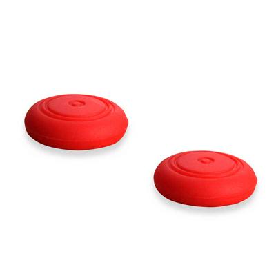 4Pcs IV-SW006 Soft Silicone Anti-Slip Thumb Stick Grips Caps Skin Cover Case for Nintendo Left Switch Right NS NSX Controller - Red