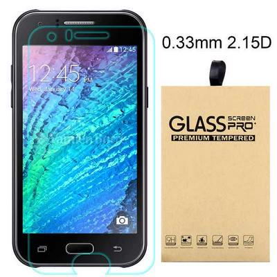 2.15D 0.33mm 9H Arc Edge Explosion-Proof Transparent Tempered Glass Screen Protector for Samsung Galaxy J1(J100)