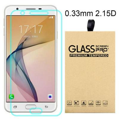 2.15D 0.33mm 9H Arc Edge Explosion-Proof Transparent Tempered Glass Screen Protector for Samsung Galaxy On7 (2016)