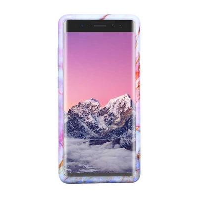 Marble Pattern Detachable 3 in 1 Hybrid Hard PC + TPU Back Cover Case for Samsung Galaxy Note 8 - Grey