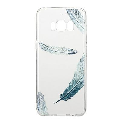 New Ultra Thin Transparent Soft TPU Back Cover Case for Samsung Galaxy S8 / G9500 - Feather