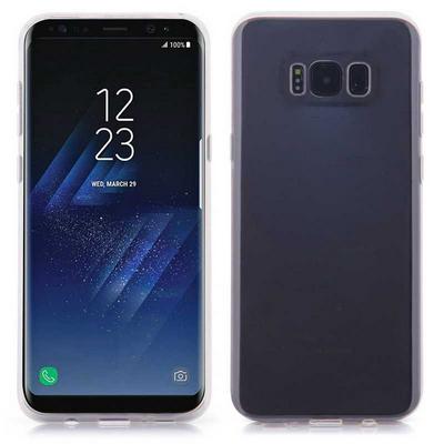 Solid Color Transparent Soft TPU Back Cover Case for Samsung Galaxy S8 / G9500 - Grey