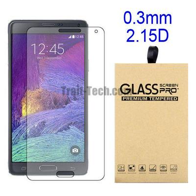 0.3mm 2.15D 9H Tempered Glass LCD Screen Protector Guard Film for Samsung Galaxy Note 4