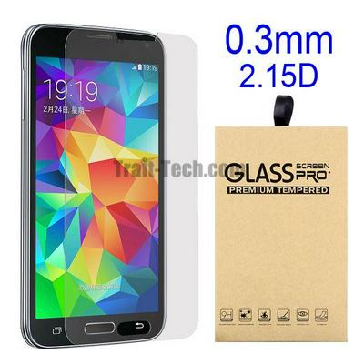 0.3mm 2.15D 9H Nano Anti-Crack Series Tempered Glass Screen Protector Film for Galaxy S5 mini G800
