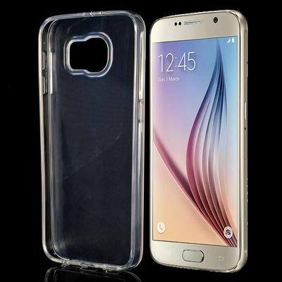 Simple Design Transparent Soft TPU Back Cover Case for Samsung Galaxy S6 G9200 (White)