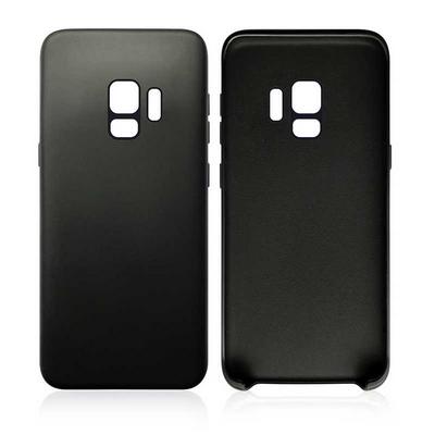Skin Pattern Solid Color TPU Back Cover Protective Case for Samsung Galaxy S9 - Black