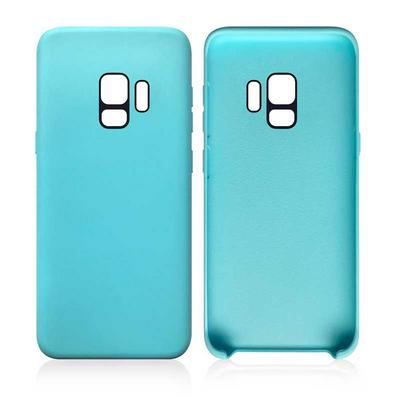 Skin Pattern Solid Color TPU Back Cover Protective Case for Samsung Galaxy S9 - Blue