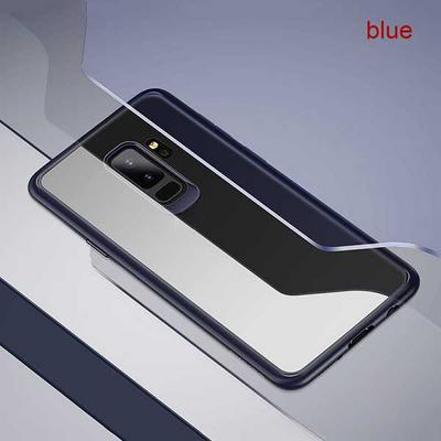 Usams Mingdun Series Transparent PC + Soft TPU Back Cover Case for Samsung Galaxy S9 - Black