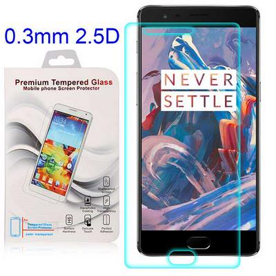 0.3mm 2.5D 9H Tempered Glass Screen Protector Film for One Plus 3