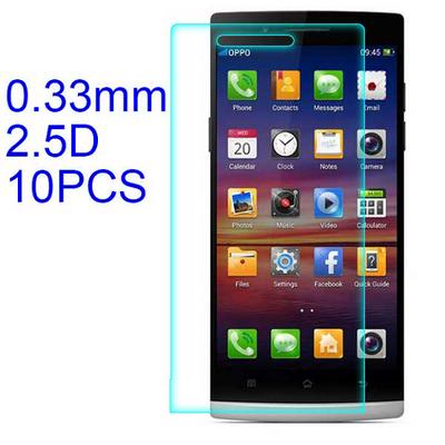 10Pcs 2.5D Lobo Material Tempered Glass with Korean Glue Screen Protector for OPPO Find5 \ X909 