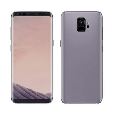 0.1mm PET Curved Surface Color Silk Printed Full Coverage 2 in 1 Front + Back Color Plating Soft Screen Protector for Samsung Galaxy S9 - Transparent