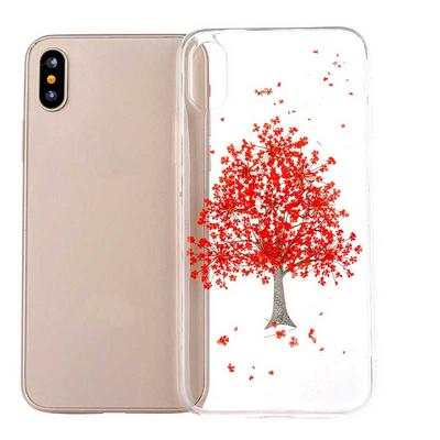 Transparent Real Flowers Specimen Epoxy Soft TPU Back Case for iPhone XR 6.1 - No.6
